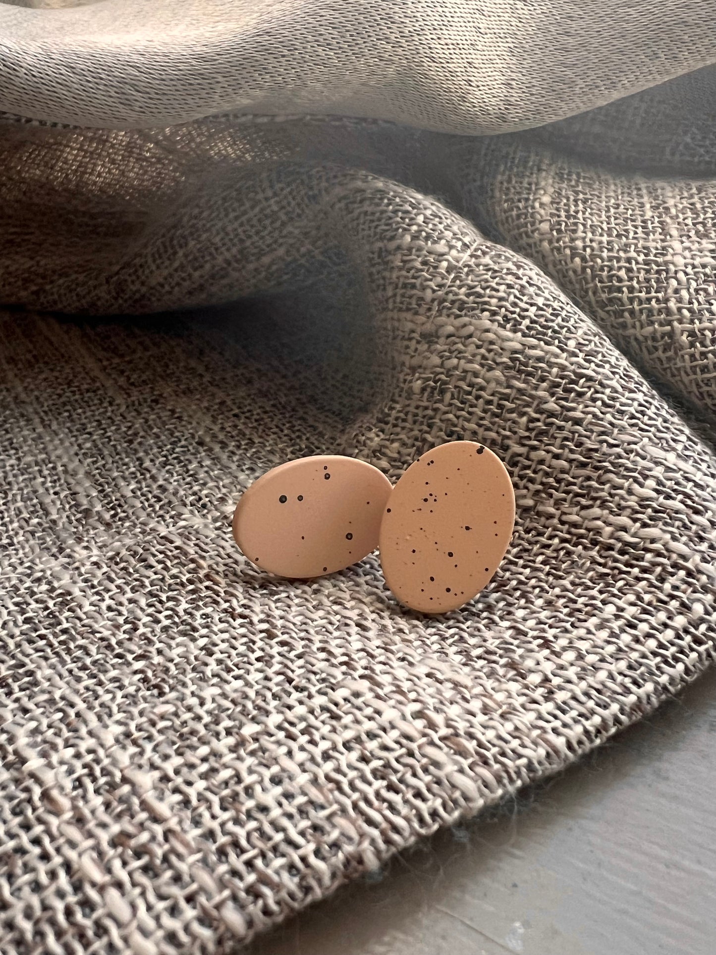 Oval Soft Clay Studs