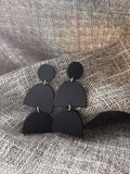 Stone Stack Dangle Earrings