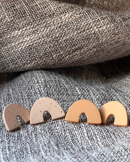 Curved Soft Clay Studs