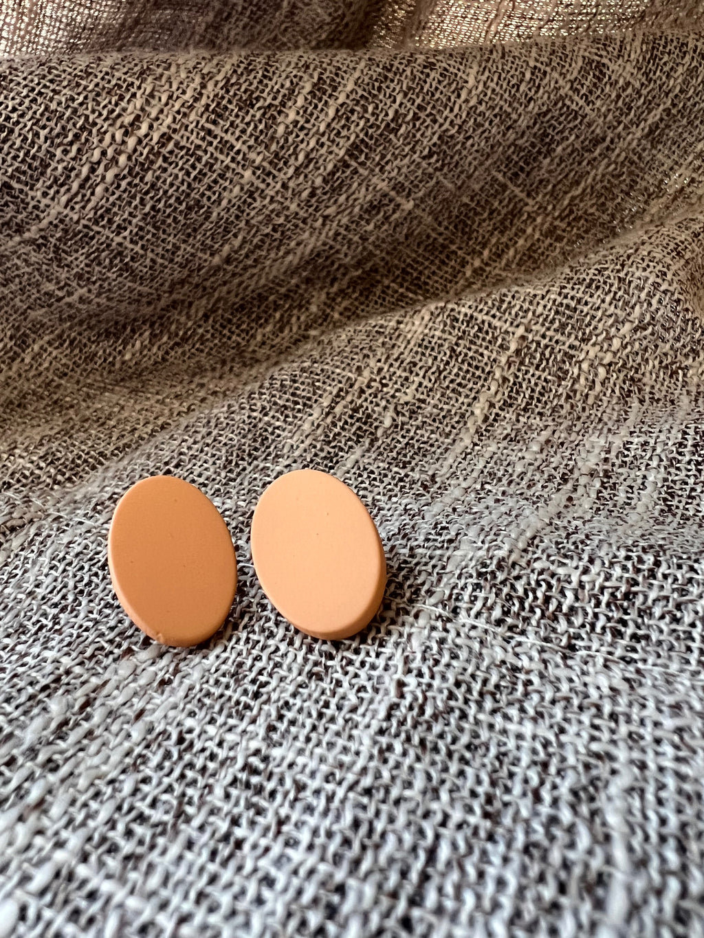 Oval Soft Clay Studs
