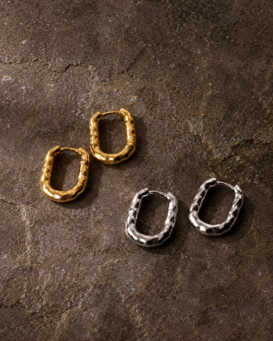 Mini Hammered Hoop